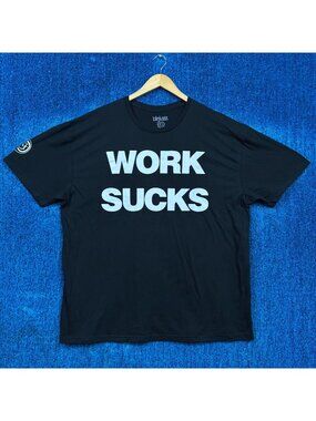 Blink-182 “Work Sucks” Graphic T-Shirt Size XXL